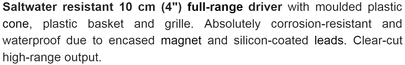 רמקול VISATON FR 10 WP